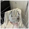 Bolso de Mujer 2023 Verano Estilo Coreano Casual Bolso de Axila Laca Moderno Simple Bolso Media Luna Viajero Estilo Occidental Bolso de Hombro para Mujer