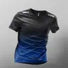 Roupa de Secagem Rápida Masculina Camiseta de Seda Gelada de Manga Curta Verão Top Esportivo Fino Corrida Respirável Meia-Manga 2026 Novo Estilo Colete