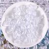 Hielo transparente fino flash color caramelo lazo resina pequeños accesorios pegamento crema pequeños accesorios horquilla accesorios para bricolaje
