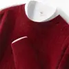 Suéter Pulóver Nuevo Estilo Otoño e Invierno 2026 Casual de Negocios Suelto Base de Punto Jacquard Cuello Redondo Suéter de Cachemira para Hombre
