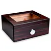 Caja de Cigarros Cubana Suave Madera de Cedro Humidificador para Cigarros Caja Portátil para Guardar Cigarros con Humidificador Estuche para Cigarros