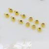 Pegamento de Posicionamiento para Joyería con Cuentas Chapado en Oro Real de 18 Quilates que Conserva el Color Antideslizante Colgante Móvil para Collar Cierre de Cuenta Ajustable DIY D51