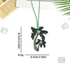 Parche Bordado Hecho a Mano con Cuentas de Árbol de Coco Limón con Correa para Colgar, Colgante para Bolso Pequeño, Accesorios de Pedrería, Adornos para Ropa