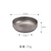 Tazón de arroz vintage de acero inoxidable 304, tazón para kimchi, tazón para plato frío, vajilla para restaurante de barbacoa, tazón japonés para condimentos, tazón de hierro