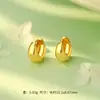 Brincos de Prata Esterlina S925, Argolas Lisas Populares, Moda de Luxo Leve, Brincos Geométricos Versáteis de Alta Qualidade, Atacado