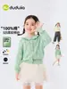 Ropa Infantil Dudu Suéter para Niña Otoño Algodón Puro Cárdigan de Encaje para Niña Dulce Nuevo Estilo Otoño 2026 Ropa