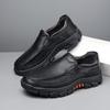 Zapatos de hombre de Amazon transfronterizos, zapatos casuales de cuero de alta gama de verano para hombre, mocasines sin cordones, zapatos de papá con suela suave y antideslizante.