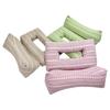 Almohada Cervical de Alforfón Almohada de una pieza Soporte para la Columna Cervical Almohada Triangular para Dormir Almohada para Adultos de Cáscara Dura de Alforfón Núcleo de Almohada Removible
