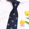 Corbata de negocios de cuero de 8 cm a rayas en stock corbata de poliéster para hombre jacquard negocios corbata vintage fabricantes suministro