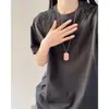 Camisetas de Manga Corta Ins para Hombre y Mujer Verano 2026 Nuevo Estilo Sencillas Transpirables Resistentes Retro Holgadas Casuales de Media Manga