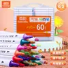Marcadores acrílicos de cores verdadeiras para crianças e alunos do ensino fundamental, específicos para arte, conjunto de canetas aquarela opacas e miscíveis, atacado