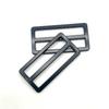 En stock accesorios de herrajes para equipaje al por mayor hebilla ajustable de aleación de zinc hebilla japonesa metal negro hebilla deslizante de tres posiciones hf
