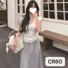 Camiseta de Tricô Manga Curta Cor Sólida com Renda e Decote V Estilo Francês para Mulheres, Design de Verão, Nicho Slim-Fit, Valoriza a Silhueta, Top com Ombro Normal