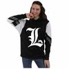 Suéter transfronterizo para hombre y mujer, sudadera con capucha Sun Man Death Note, suéter de anime de marca de moda europea y americana, abrigo para pareja