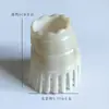 Peine de Cuerno para Masaje y Lavado del Cabello, Estilo Cilíndrico, Peine de Meridianos de la Cabeza, Peine de Terapia Capilar de Dientes Finos, Peine Masajeador de Meridianos del Cuero Cabelludo