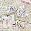 Fita Arco-Íris de Bolinhas para Embalagem de Bolo de Aniversário Fita para Embalagem de Caixa de Presente Desenho Animado Fita Decorativa para o Dia das Crianças