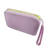 Saco de Armazenamento Quadrado de Silicone Grande Capacidade com Zíper Saco de Armazenamento para Lavagem Diária Saco de Armazenamento de Silicone Colorido Sólido para Cosméticos