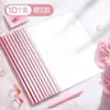 Carpeta de clip de color degradado con varilla extraíble A4 engrosada para estudiantes, gran capacidad, clip para examen, cubierta de libro, clip para libro, clip transparente de gota de agua