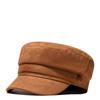 Sombrero de Mujer Versátil para Otoño e Invierno Nuevo Sombrero Militar de Forro Polar de Piel de Ciervo Moda Británica Retro Boina de Hombre Casual Artístico Sombrero de Pintor