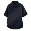2026 Verão Personalizado Tricô Manga Curta Camisa Polo Camiseta Moda Primavera Verão Masculino Atacado