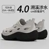 Zapatos perforados antideslizantes para hombre, ropa de verano para exteriores, nuevo estilo 2026, sandalias transpirables antiolor para cruzar arroyos, deportes, conducción, para hombre