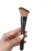 Pincel para Contorno A115 Formato Ondulado Adapta-se aos Contornos do Rosto, Pincel para Sombreamento Estéreo Chanfrado Lateral, Pincel de Maquiagem para Iniciantes