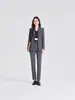 Atuendo Profesional Estilo Universitario para Estudiantes Mujeres, Adecuado para Exámenes de Calificación Docente y Entrevistas, Nuevo Conjunto de Traje Cruzado para Mujer Primavera, Otoño e Invierno