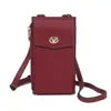 Bolsa para monedas, bolso de hombro para teléfono para mujer, bolso cruzado mini, bolso simple de PU para teléfono, bolso para teléfono, bolso de hombro pequeño, diseño simple