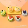 Acessórios fofos e realistas de mini bolo em resina, materiais de decoração DIY com cola de creme, brinquedos de comida em miniatura, decorações mistas de sobremesa