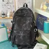 Nueva Mochila Tie-Dye para Niñas, Moderna y Única, Adecuada para Estudiantes de Secundaria y Preparatoria, Elegante y Protectora de la Columna, Mochila Ligera para Estudiantes