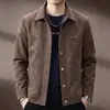 Jaqueta Corta-vento Versátil de Alta Qualidade Estilo Retro de Botão Único para Jovens, Nova Tendência, Estilo Coreano, Leve, Business Casual
