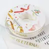 Hilo Listo para Usar con Estrellas y Lunas, Empaque de Regalo, Decoración con Lámina Dorada y Plateada, Tela para Manualidades DIY Hecha a Mano al por Mayor