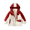 Conjunto de Ropa Cálida a Prueba de Viento e Impermeable con Forro Polar para Niños 2026, Tres en Uno, Al por Mayor