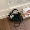 Bolsa Transfronteiriça de Verão Doce com Bolinhas para Mulheres 2026 Nova Tendência Moda Bolsa Transversal com Toque de Luxo, Bolsa de Ombro Único para o Dia a Dia