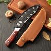 Cuchillo para matar cerdos Cuchillo especial para deshuesar Cuchillo para cortar carne Cuchillo de matanza Cuchillo afilado Imitación grano de caoba Matanza de ganado vacuno y ovino cuchillo puntiagudo