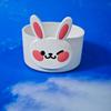 Venta Caliente Cubierta de Taza de Silicona de Dibujos Animados Goma Suave Conejo Lindo Anti-quemaduras Aislante Accesorios para Tazas Stanley Portavasos Fabricante Venta al por Mayor