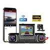 Cámara de tablero de alta definición 1080P con conexión WiFi, pantalla simultánea de tres lentes y cámara de reversa, DVR para automóvil