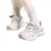 Sapatos de Verão Femininos Warrior com Solado Grosso Estilo Dad Modelo Feminino 2026 Novos Sapatos Casuais Esportivos Respiráveis Leves Feminino B