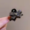Nuevo Estilo 2025 Pinza para el Cabello Pequeña con Lazo de Pedrería, Pinza Femenina para Flequillo, Pinza Lateral para el Cabello, Pinza Pequeña de Agarre Pequeña y Exquisita