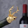 Acero inoxidable plástico boquilla de vino mezclador de vino deflector de plástico dispensador de vino tapón de vino tapón de botella de vino silicona