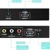 Conversor HDMI para RCA, Cabo HDMI para RCA, 1080p HDMI para AV + HDMI