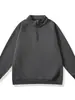 Ropa para Hombre Fengshe / Nueva Camisa Polo de Media Cremallera para Hombre Primavera y Otoño 2026, Top para Hombre de Manga Larga con Cuello Alto, Sudadera Gruesa para Hombre