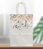 Atacado de fábrica saco de presente love com bronzear sacola de compras de papel kraft saco de embalagem para levar comida saco de doces em estoque
