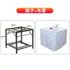 Uma geração de fabricantes mesa de fogo dobrável mesa aquecida grelha de fogo para assar mesa mesa de mahjong recrutamento de agente