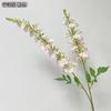 Delphinium de 2 Ramos para Casamento, Flor Artificial Peixe Dourado de 2 Cabeças, Material de Flor Fada de Seda, Flor Delphinium Fresca e Leve de Primavera