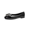 Zapatos Planos de Flores con Pedrería para Comercio Exterior Transfronterizo 2026 Nuevo Estilo Punta Cuadrada Poco Profundos sin Cierre Zapatos de Ballet para Abuela