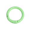 Cierre de Resorte de Cuentas Pintadas Anillo Abierto Redondo para Llavero Accesorios para Joyería DIY Anillo de Conexión de Aleación