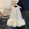 Vestido de tirantes para niña Verano 2026 Nuevo Vestido de lentejuelas para niños Vestido sin mangas Sensación de alta gama Vestido de princesa para niña pequeña