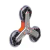 Carrinho de compras com rodas para subir escadas rodas triangulares carrinho resistente tamanho grande para levar para o andar de cima escada de subir escadas rodas para compras carrinho de puxar pequeno rodas universais
