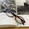 Gafas Cr2A50 Mismo Estilo para Nerds con Miopía Montura Pequeña Ovalada 2051 Para Mujer Estilo Coreano Estampado de Leopardo Retro Liso Claro